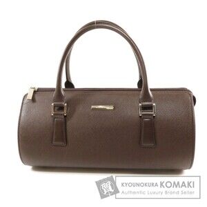 Burberry cylindrical handbag leather